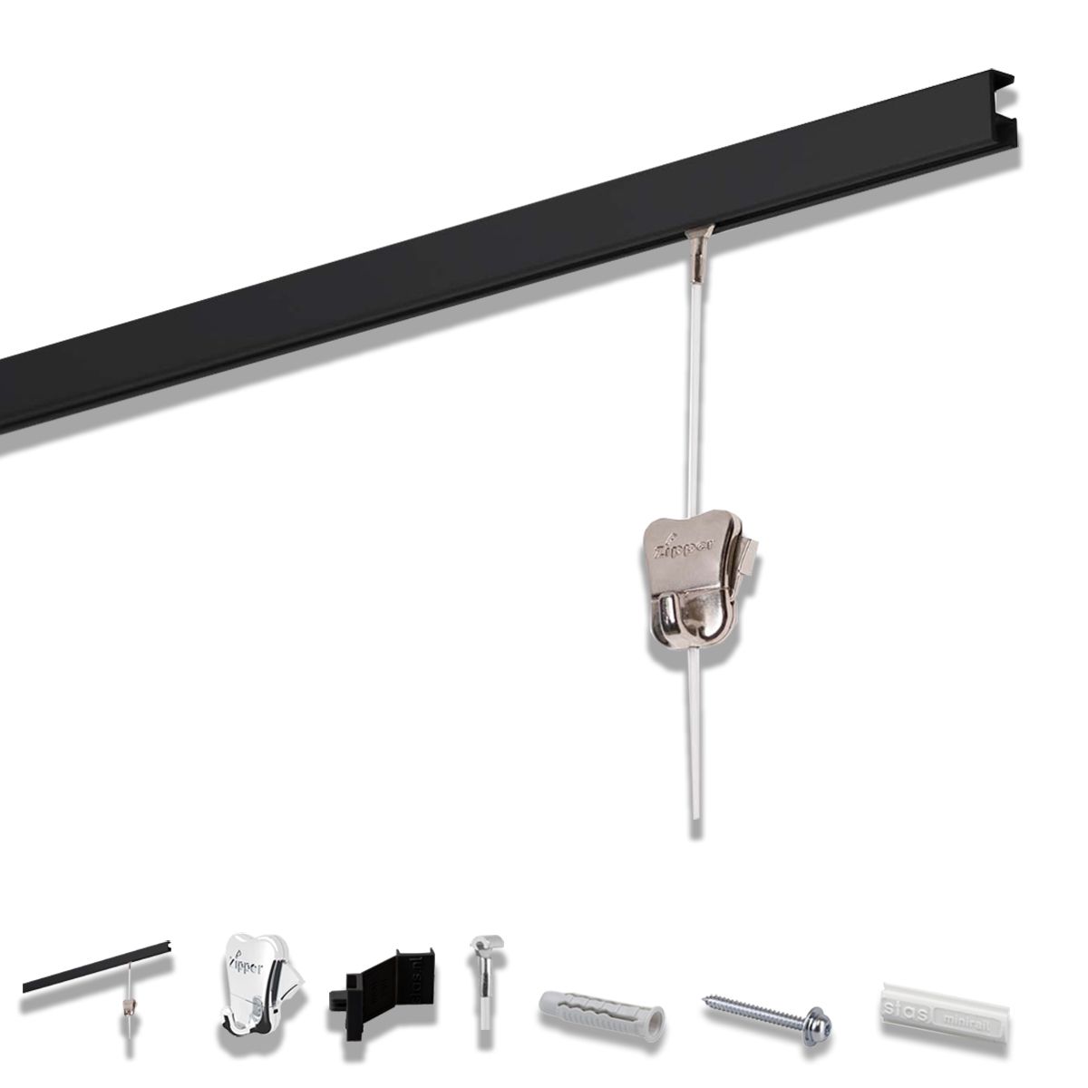 thumbnail: STAS Smartspring Ophanghaken - Set Van 8,10,12 Of 20 Stuks - Tot 4 Kg Draagvermogen - Voor Schilderijen Met Perlon Koord