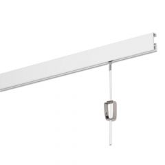 STAS Cliprail - lengte 300 cm- wit - goedkope schilderijrails