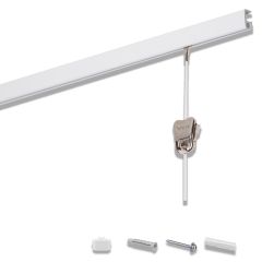 stas minirail wit 200 cm  + installatiekit 