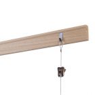 STAS Riva houten rail 240 cm + installatiekit 